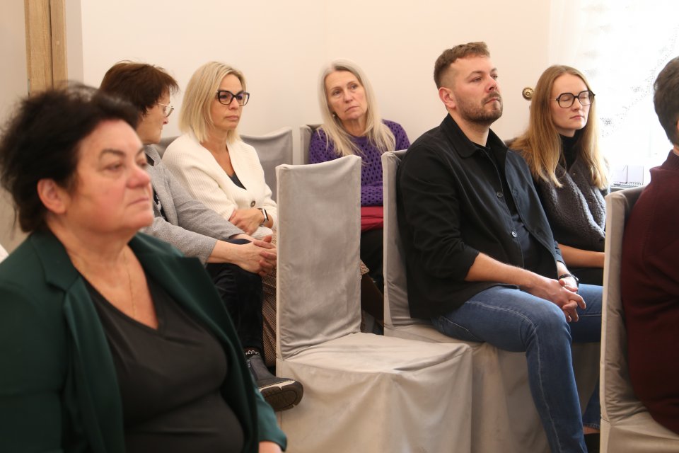 Przedsiębiorcy podczas spotkania.