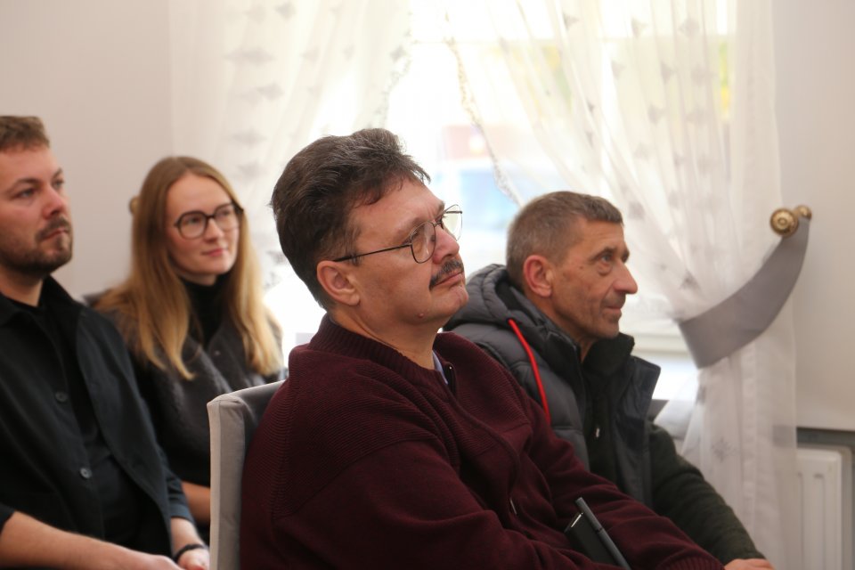 Przedsiębiorcy podczas spotkania.